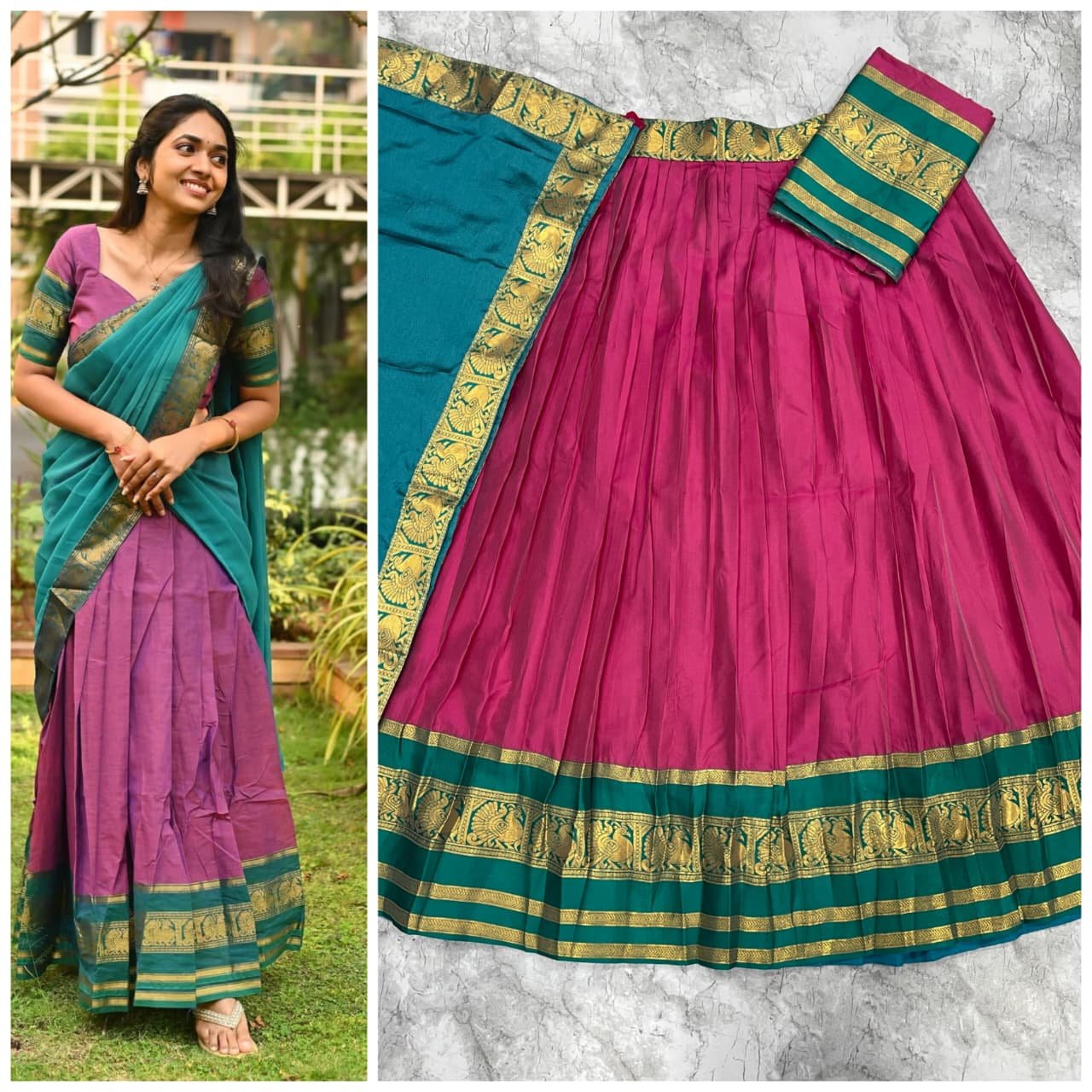 Traditional South Indian style lehenga