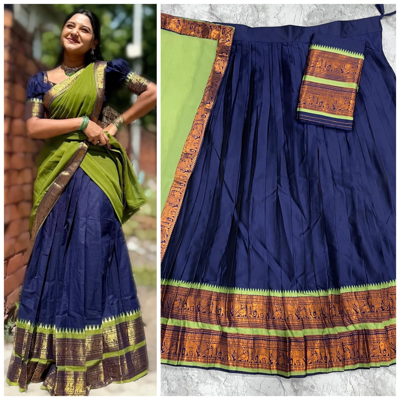 Traditional South Indian style lehenga