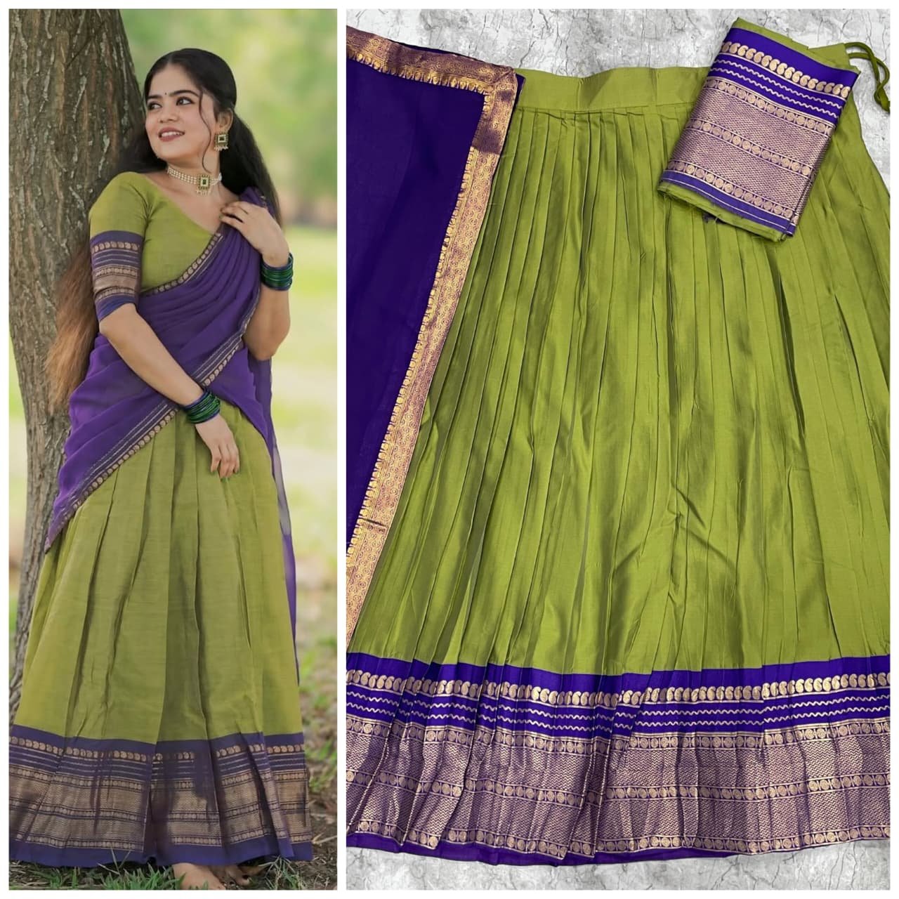 Traditional South Indian style lehenga